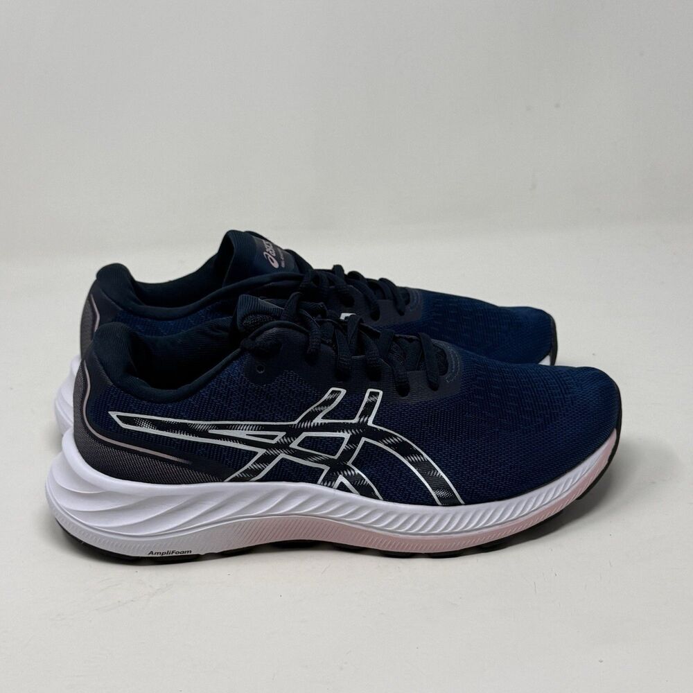 Asics Womens Gel Excite 9 Running Shoes Sneakers Womens 7.5 Wide Blue White